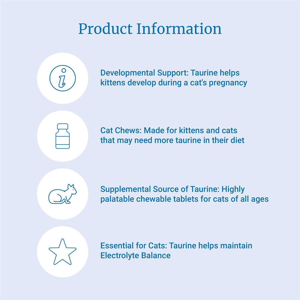 Taurine 100 Chewable Tablets A54676