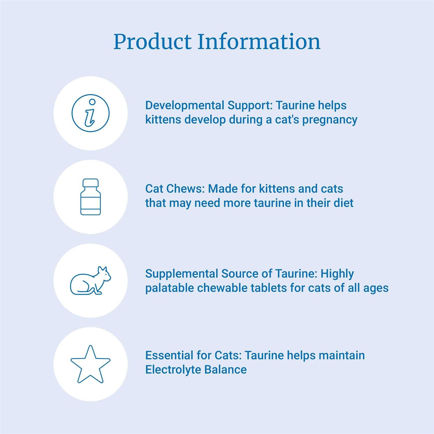 Taurine 100 Chewable Tablets A54676