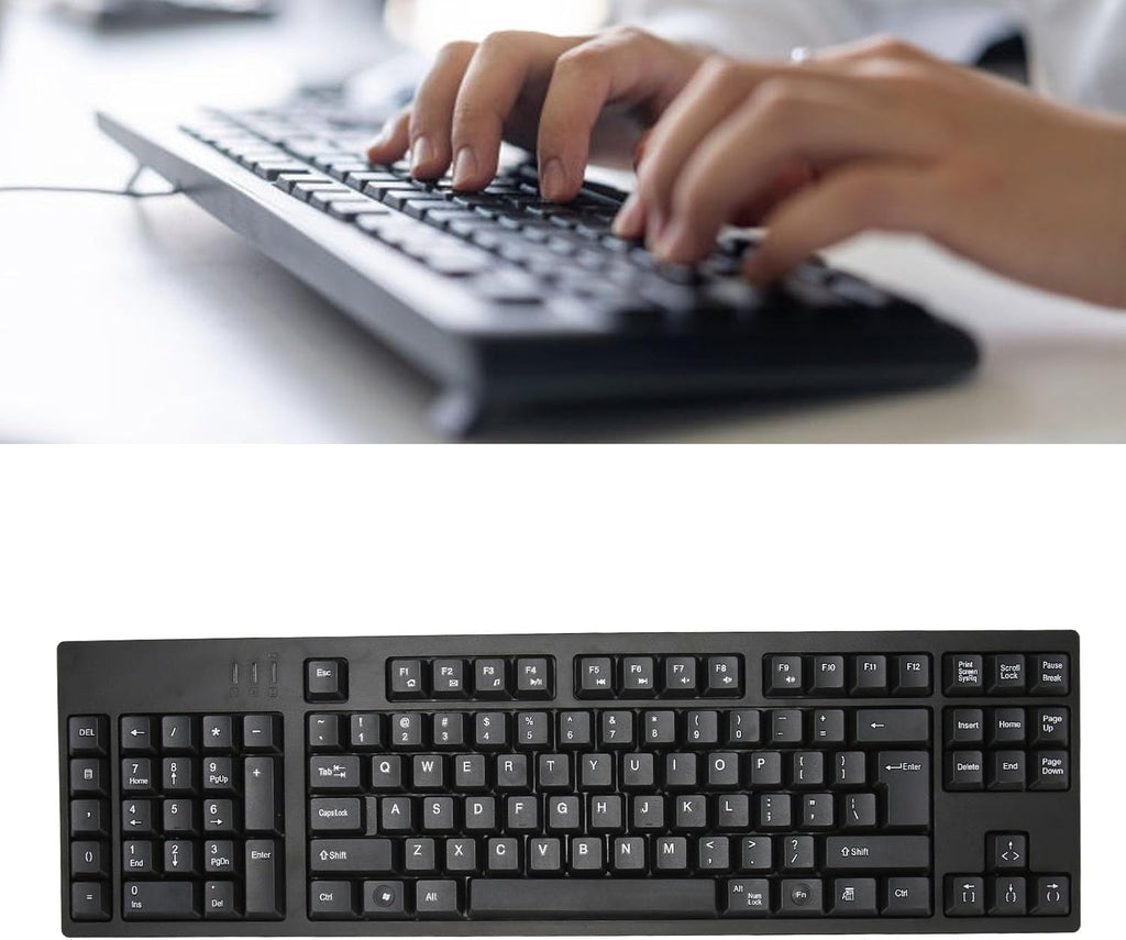 Ergonomic Left Handed Keyboard 109 Keys F420