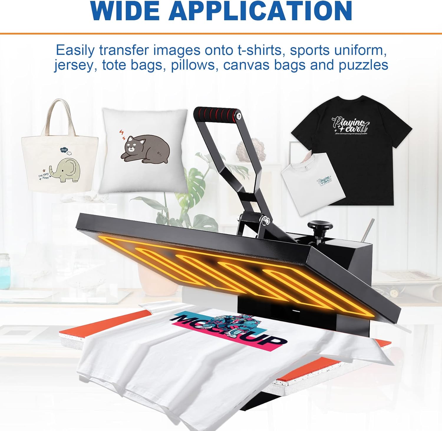 16x24" Clamshell Heat Press Machine X912