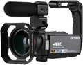 4K Video Camera Camcorder with IR Night Vision 3.0 IPS Touch Screen A872