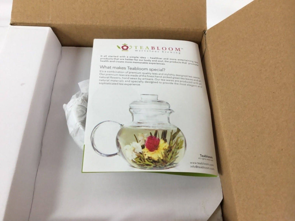 34 oz Heat Resistant Borosilicate Glass Teapot with Infuser G65392