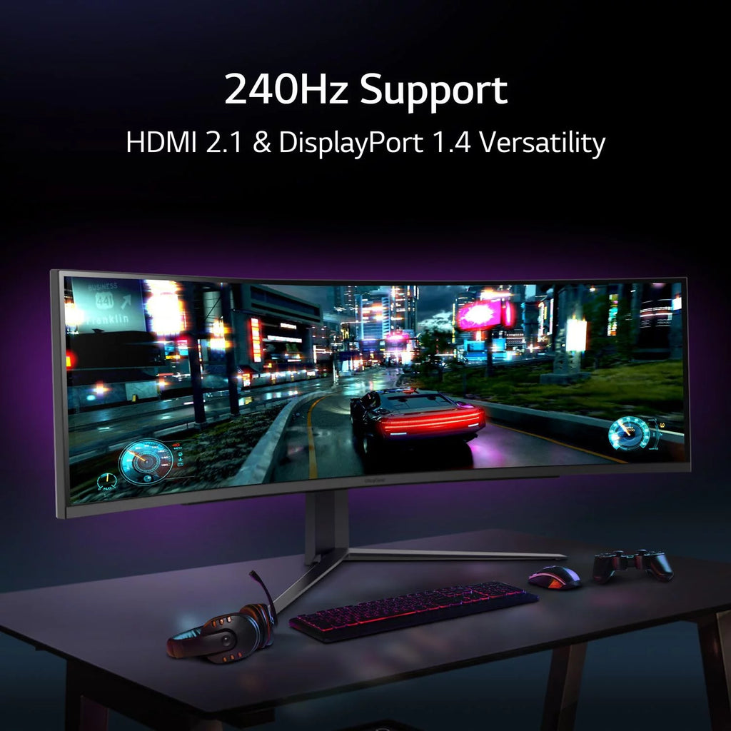 49" 240 Hz VA DQHD Gaming Monitor 5120 x 1440 I176351