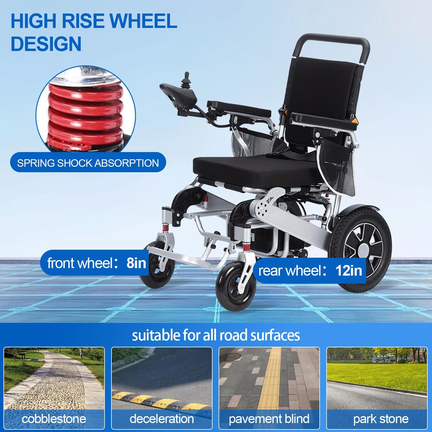 Lightweight Foldable Electric Wheelchair H9320