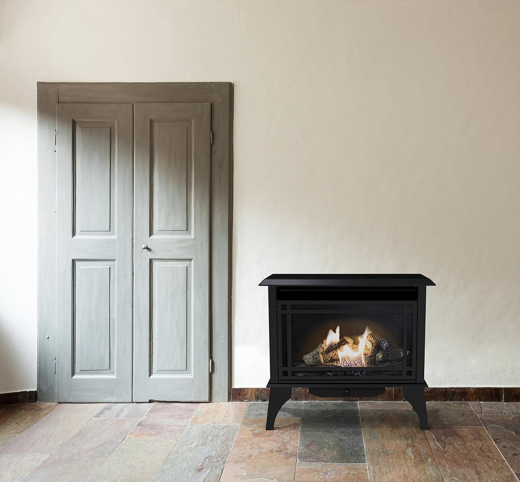 30,000 BTU 32" Black Gas Vent Free Stove U835