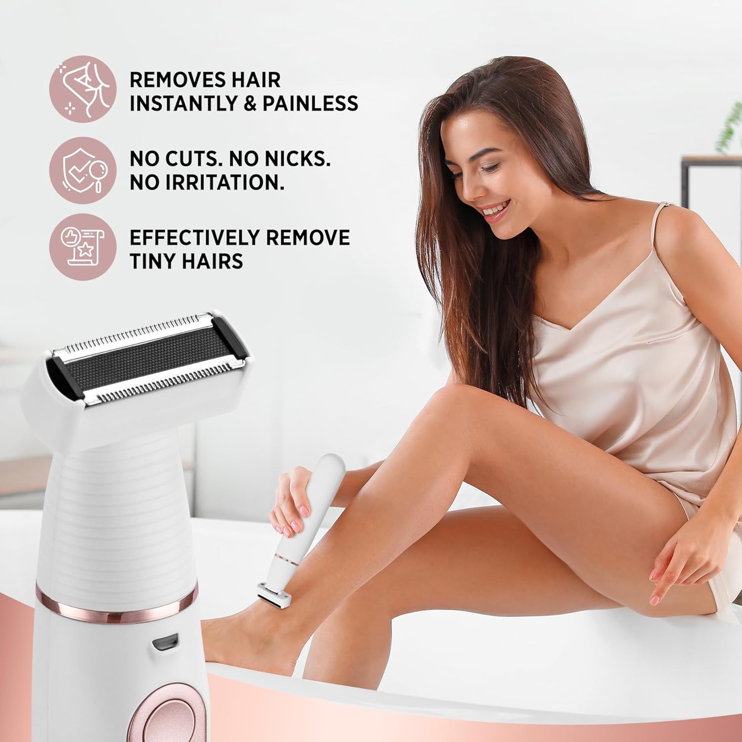 2-in-1 Electric Razor Shaver D72284