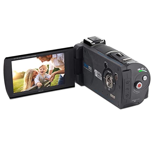 4K Ultra HD Camcorder with 10x Optical Zoom (Black) W150040