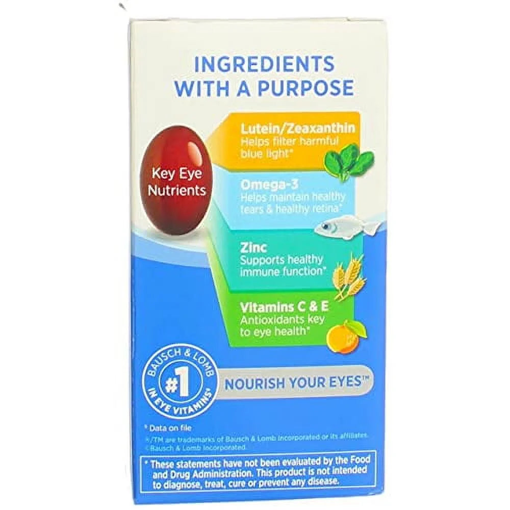 50 ea Pack of 4 Eye Vitamin Softgels G5928