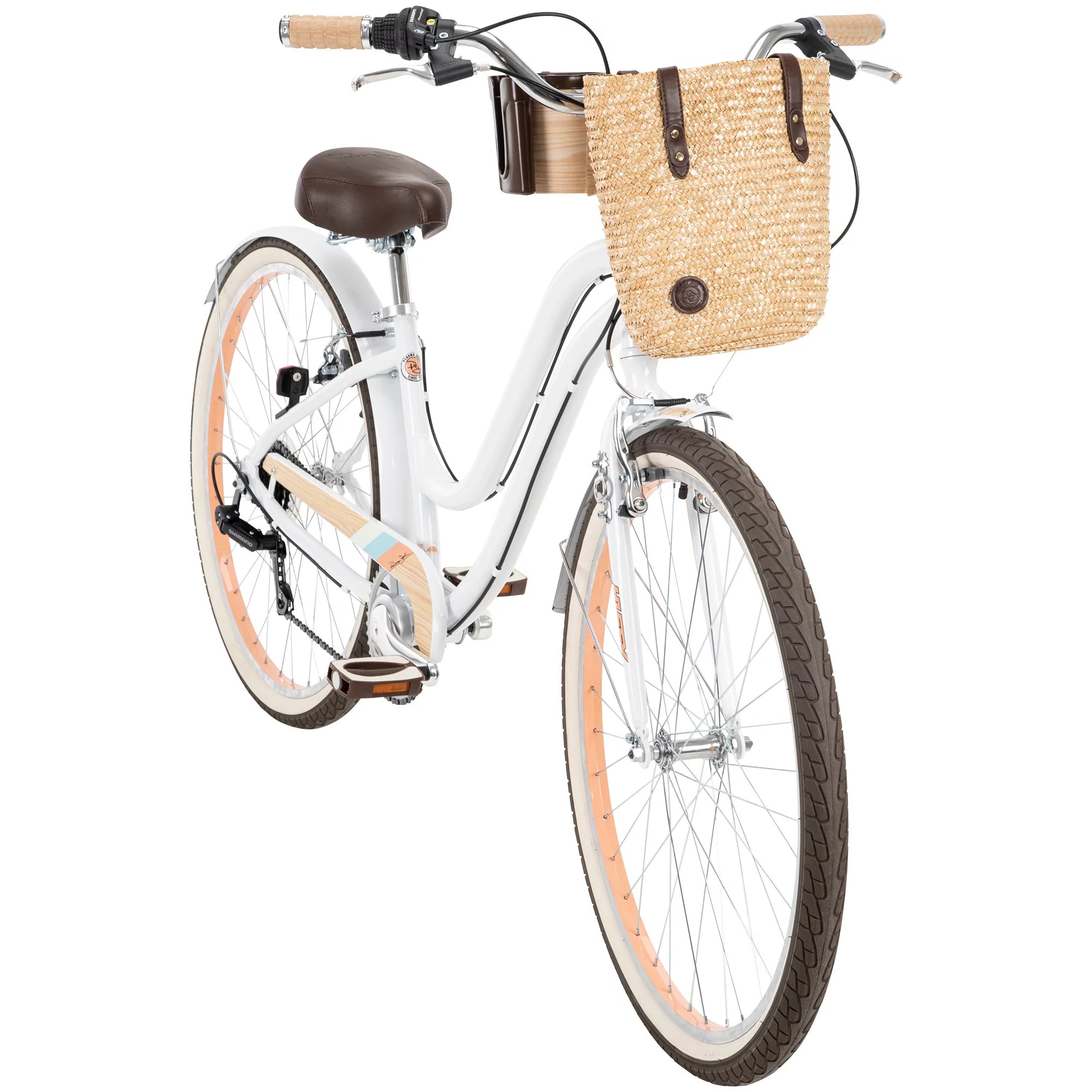 White 7-Speed Cruiser Bicycle H555158