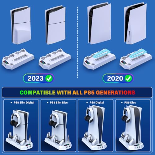 PS5 Cooling Station with Controller Charging Station R1370