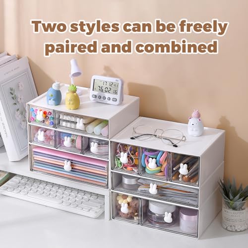 3 Tier 6 Drawer Plastic Desk Organizer O476