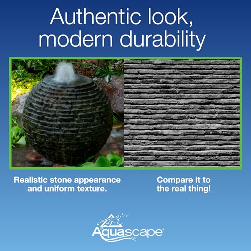 Stacked Slate Sphere Water Fountain J6448