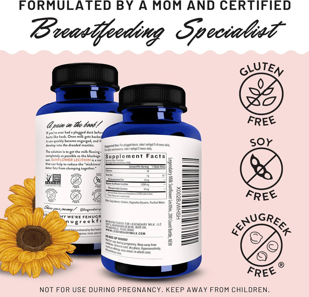 Sunflower Lecithin Breastfeeding Supplement S180437