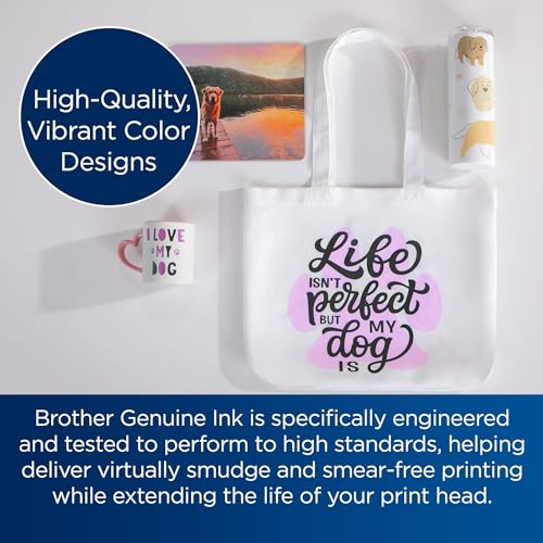 Sublimation Printer and 4-Color Sublimation Ink Cartridge Set K626753
