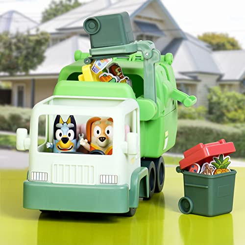 Bluey Garbage Truck 2.5" poseable Figures with Playset L3170