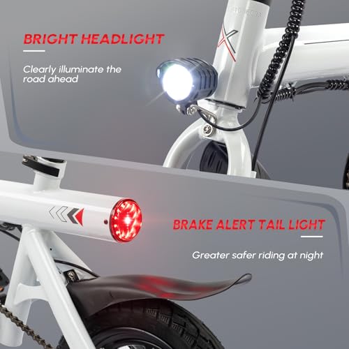 14" Folding Electric Bike 350W Motor 36V 6AH Battery W177