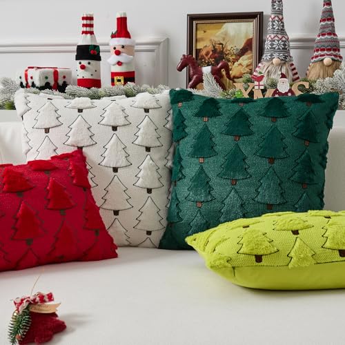 Dark Green 18x18 Inch Set of 2 Plush Faux Fur Throw Pillow Covers Z84815