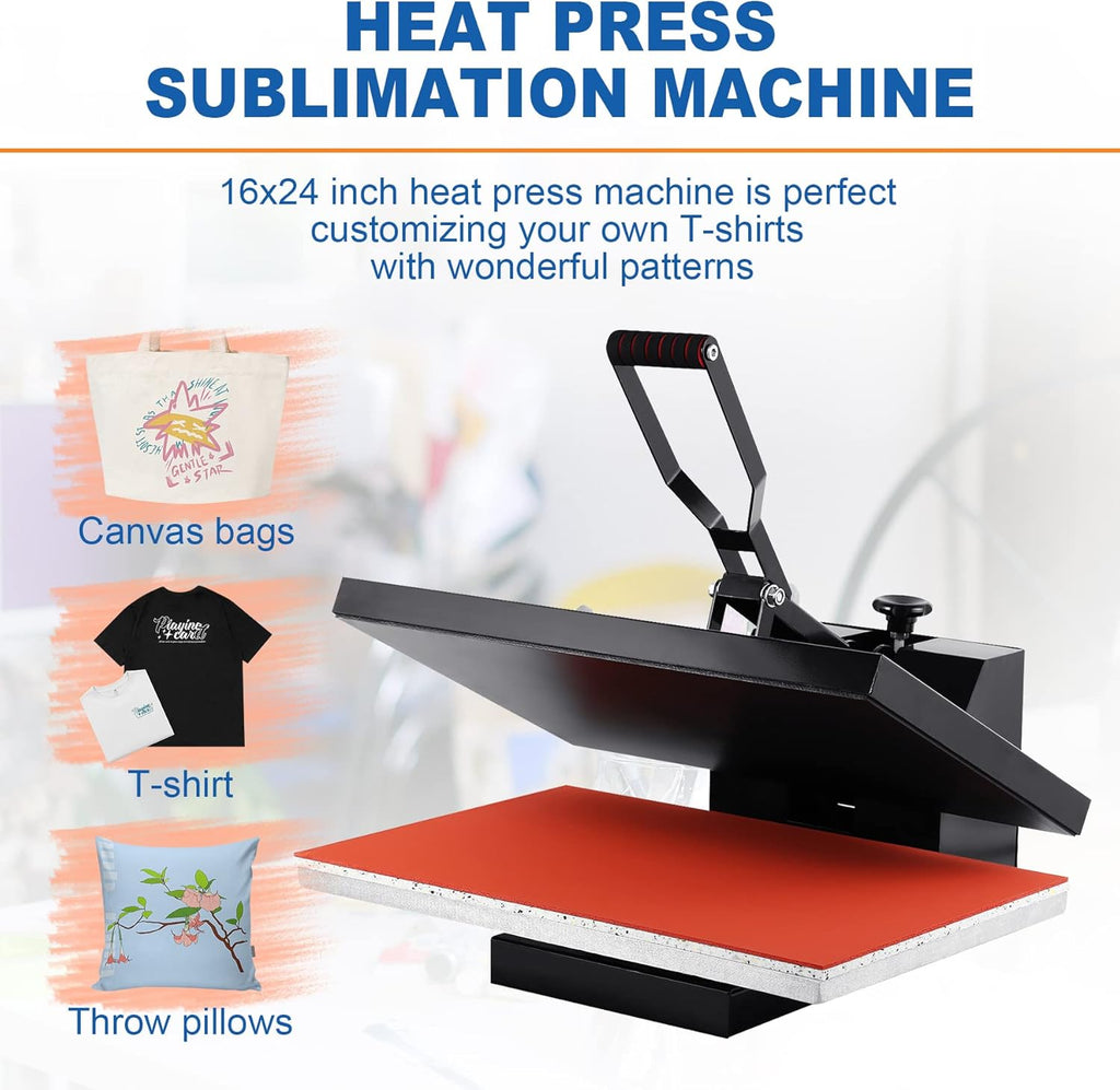 16x24" Clamshell Heat Press Machine X912