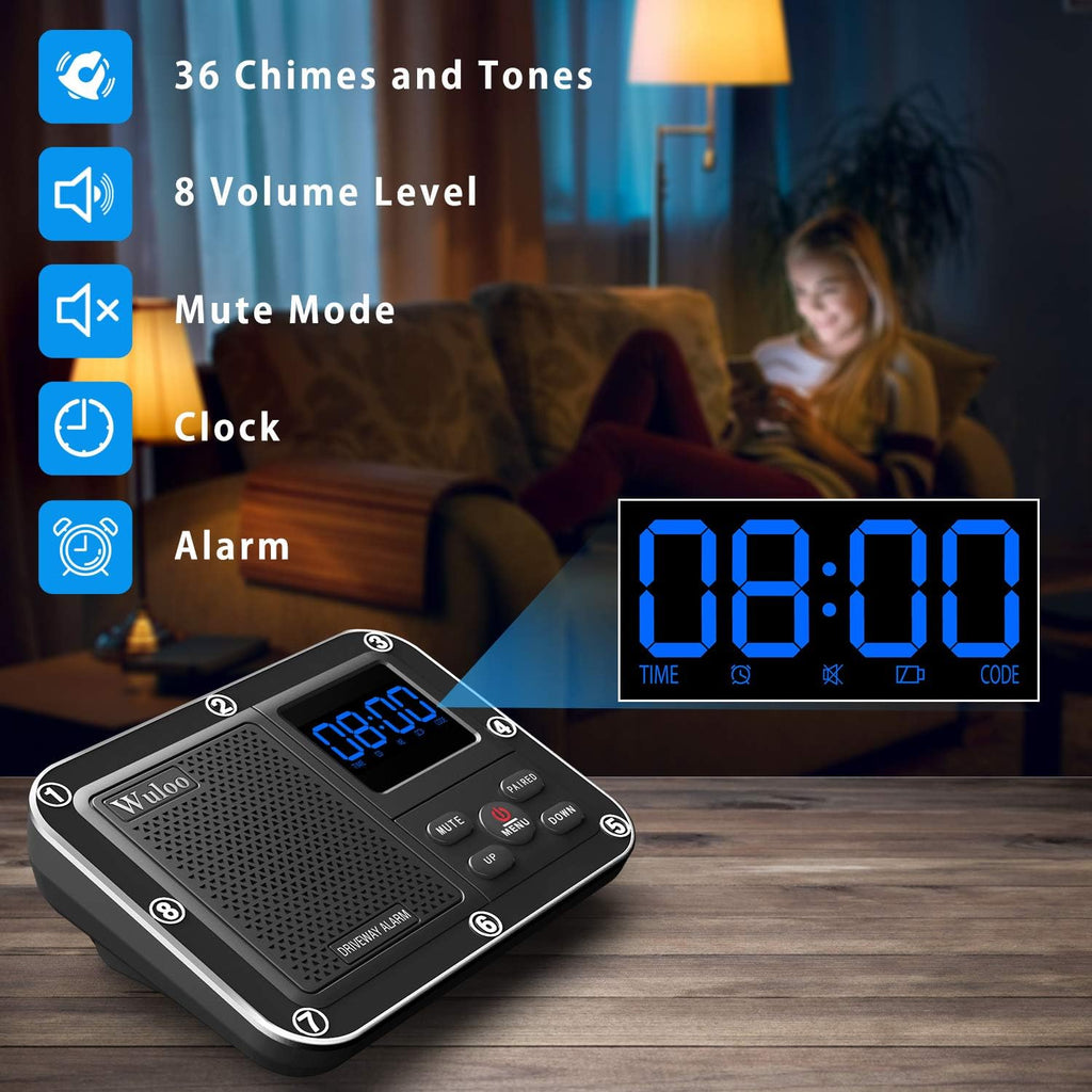 1800 Ft Wireless Outdoor Motion Sensor Driveway Alarm System H4312