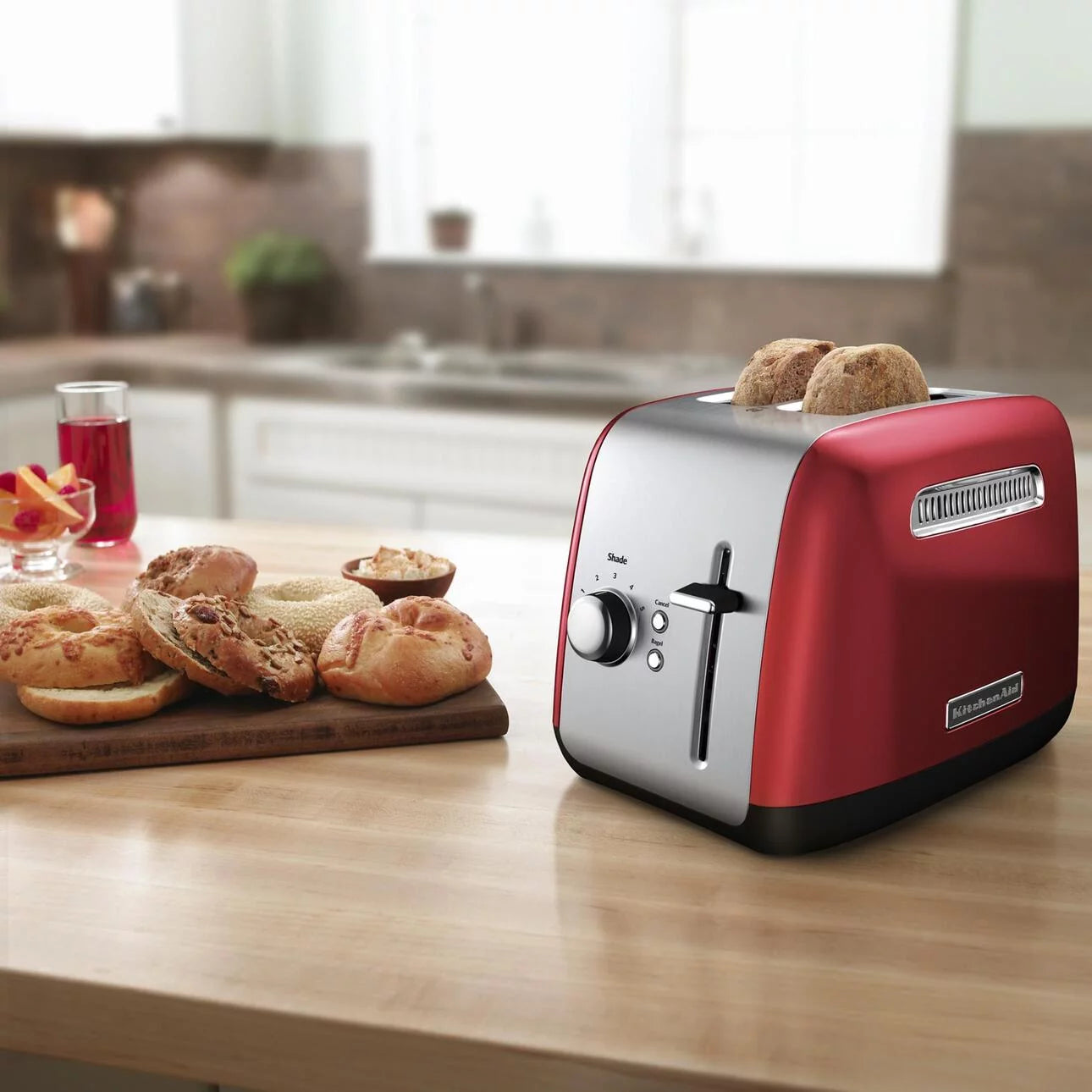 2-Slice Toaster, Empire Red M18265
