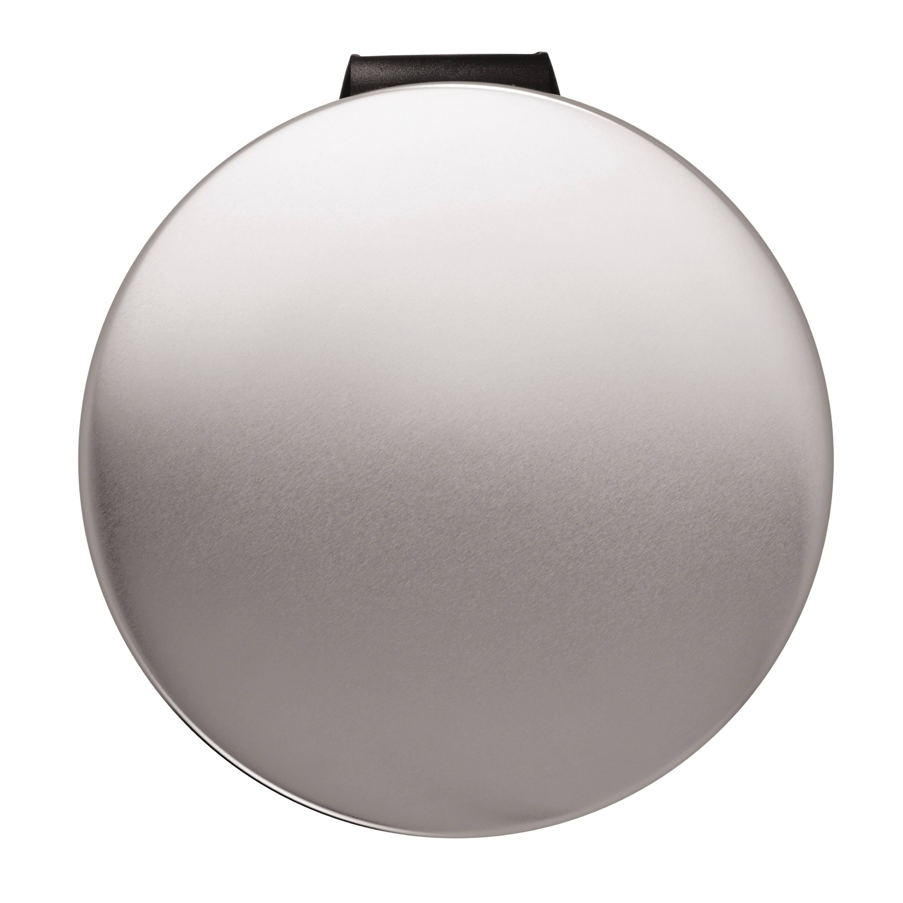 30L Brushed Stainless Steel Step Trash Can O6948