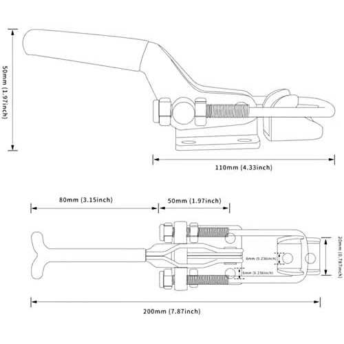 6-Pack Heavy Duty Toggle Clamps H5721