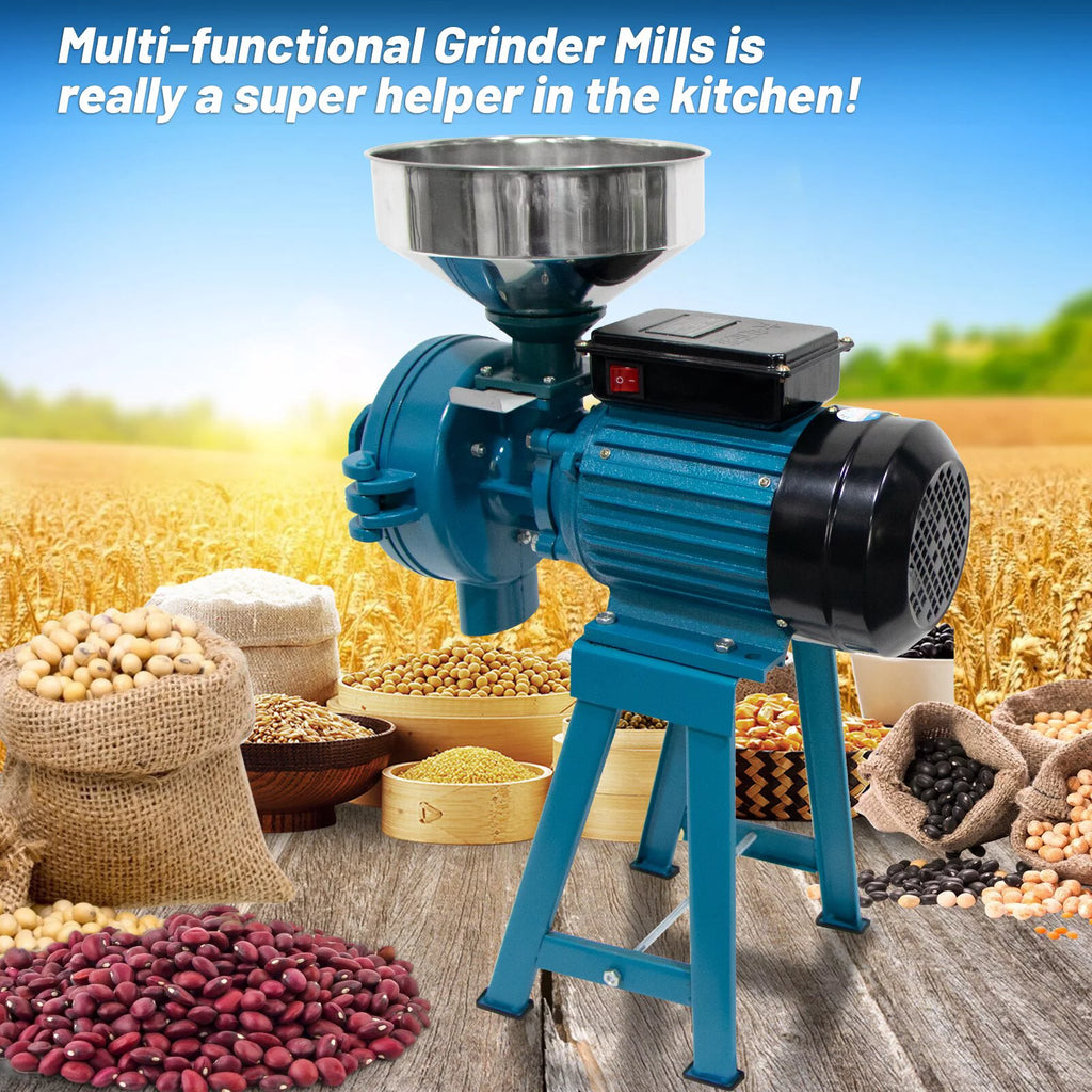 3000W Wet Dry Commercial Electric Grain Grinder Mill M27759