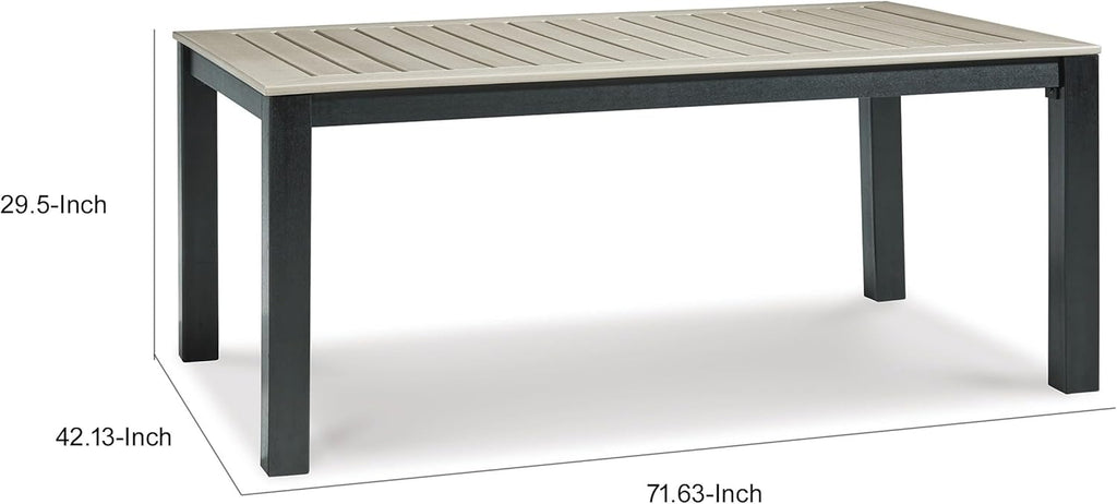 72 Inch Rectangular Outdoor Dining Table G823714
