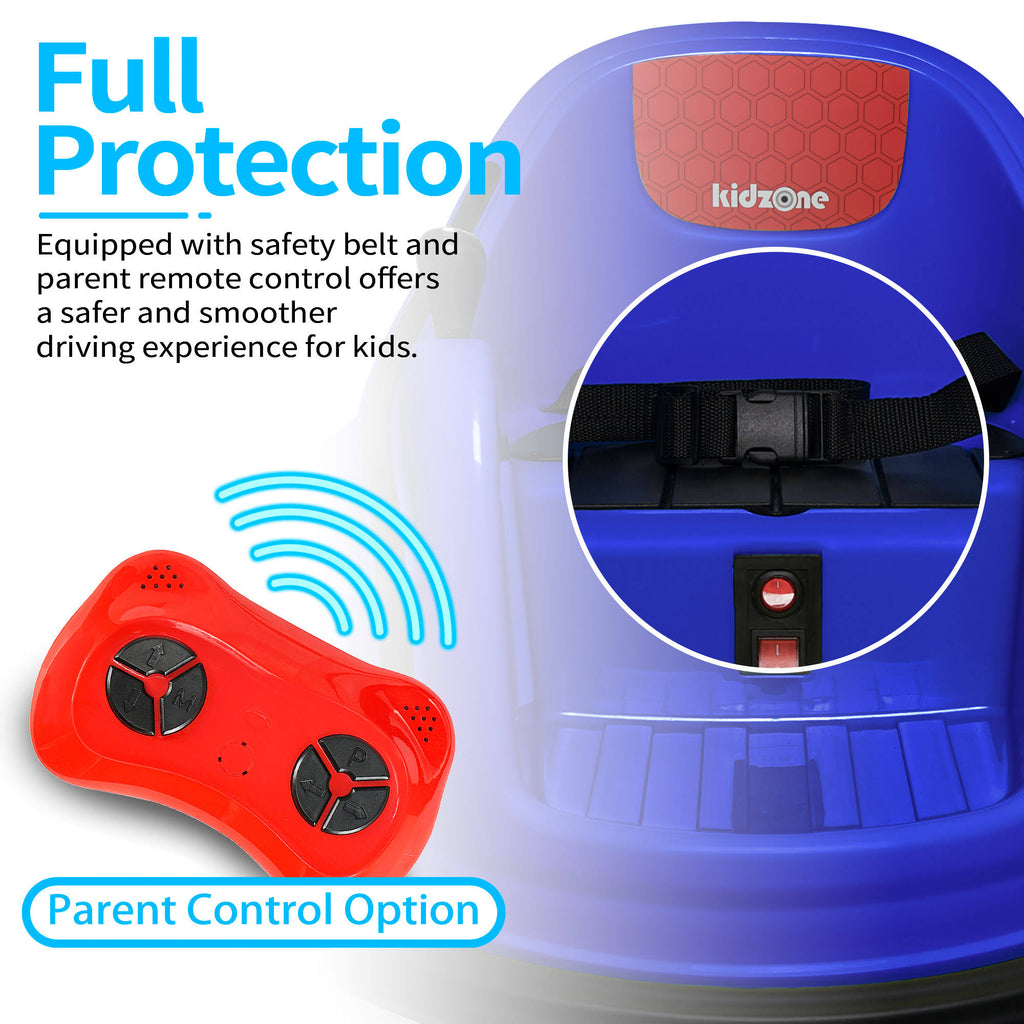 Dark Blue Kids Electric Ride on Bumper Car H28740