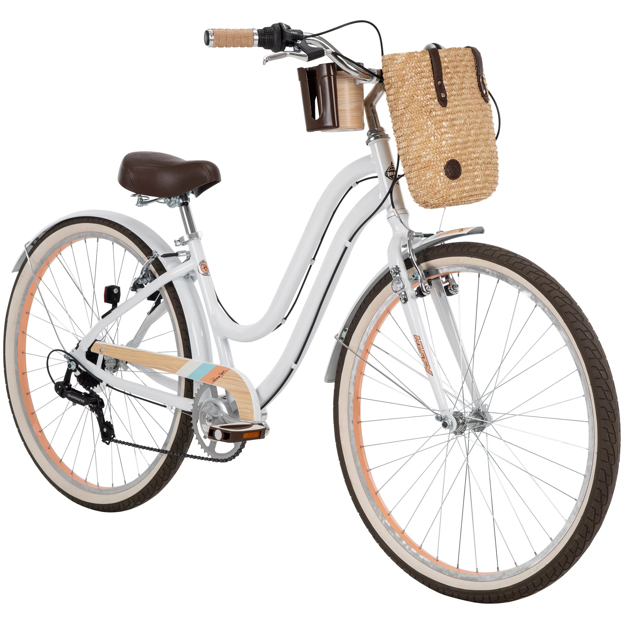 White 7-Speed Cruiser Bicycle H555158