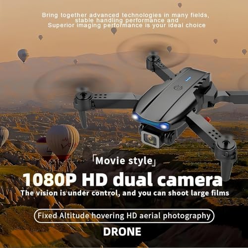 1080P Dual HD Camera RC Quadcopter Drone with 2 Batteries and Carrying Case A1320