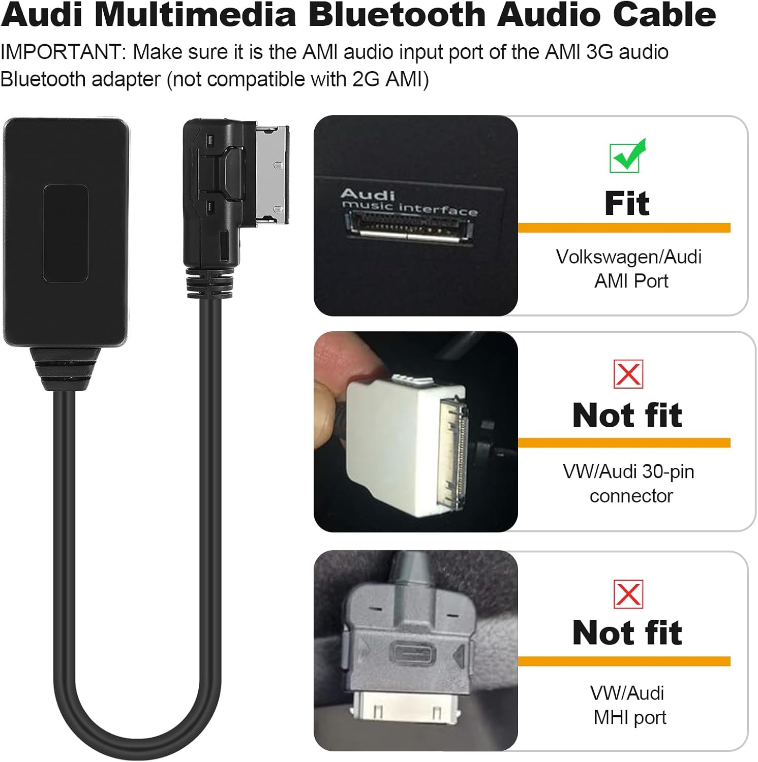 Bluetooth 5.0 Audio Adapter for AMI Port P352