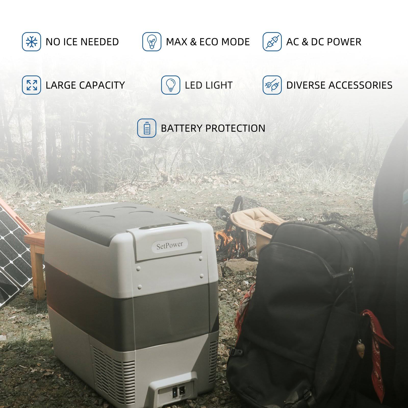 42 Quarts Portable Freezer Fridge 12V Cooler O456