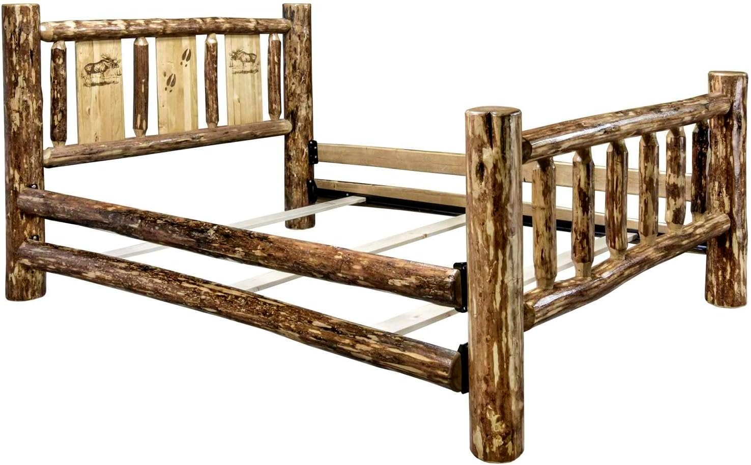 Brown Twin Wood Bed I57076