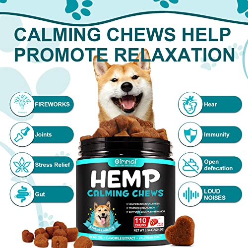 Calming Chews for Dogs with Hemp Oil (Chicken) O565335