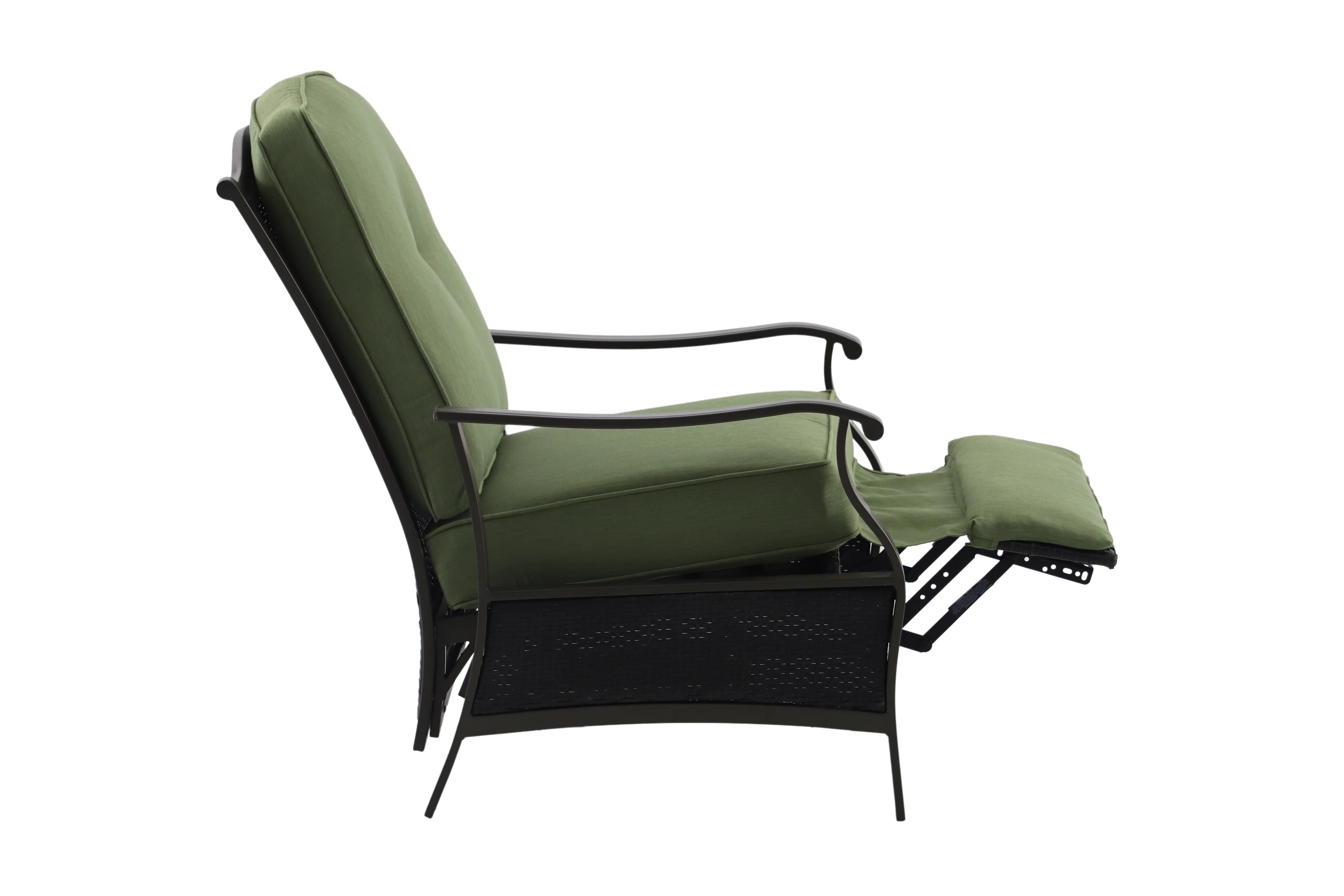 Green Steel Outdoor Recliner W8055