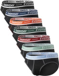 7 Pack Cotton Separate Pouch Briefs V339