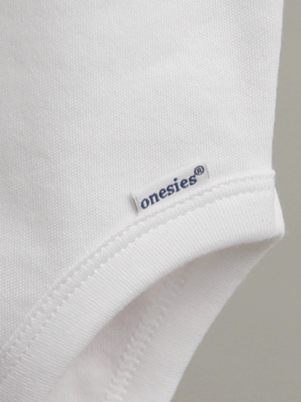 White Cotton Rib Short Sleeve Bodysuits, 8-Pack Q82436