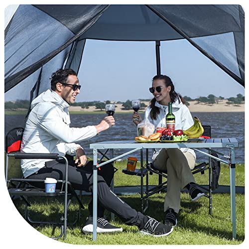 Aluminum Roll Up Camping Table 53.5"X27.5" M945897
