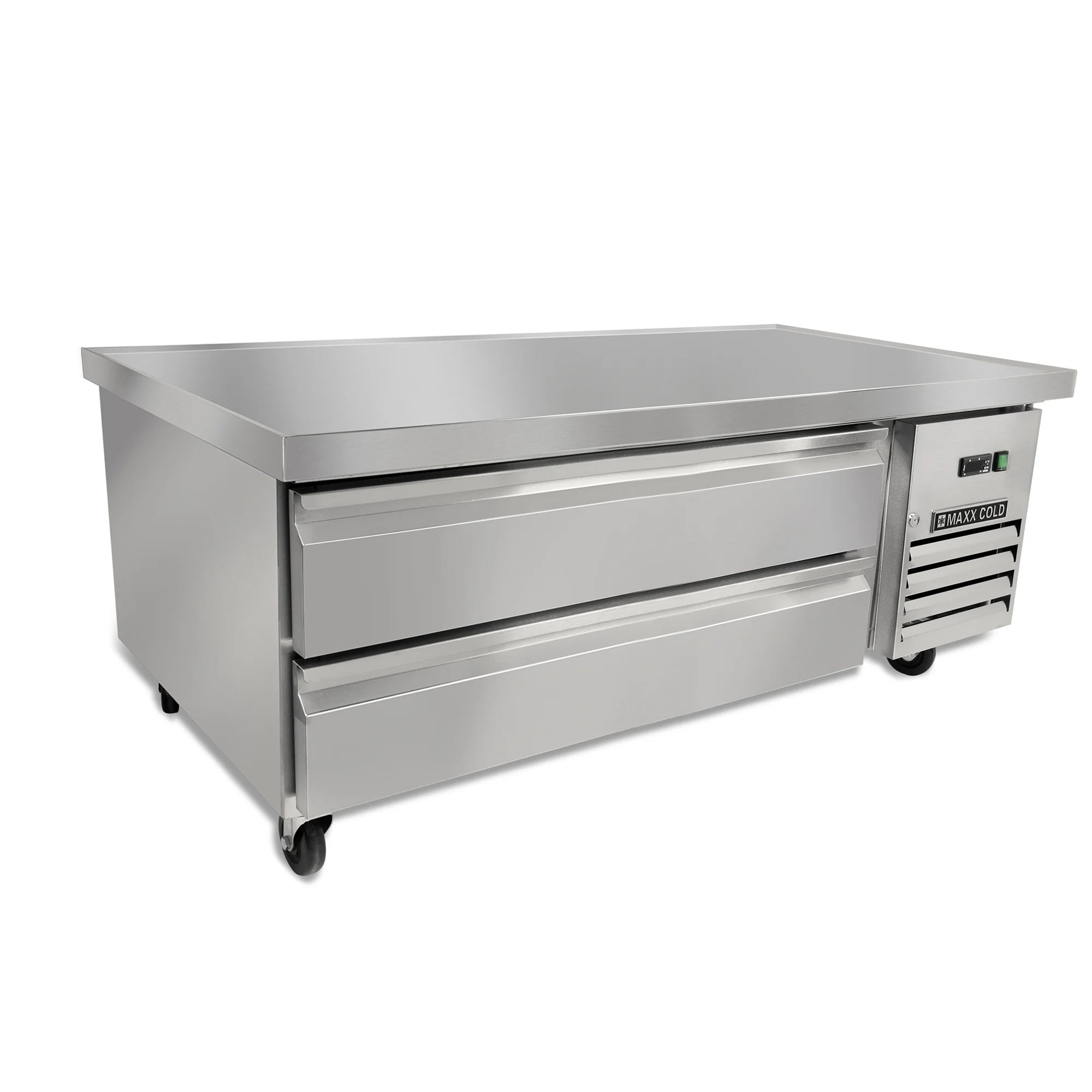 Two-Drawer Refrigerated Chef Base, 62"W, 8.8 cu. ft., Stainless Steel L9995
