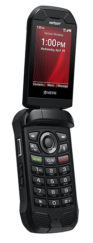 Rugged LTE Flip Cell Phone Black R6199