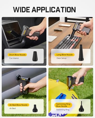 130000RPM Electric Air Duster with Rechargeable Battery Z731