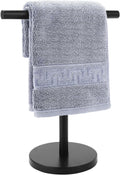 Matte Black Stainless Steel Hand Towel Holder Stand L62314