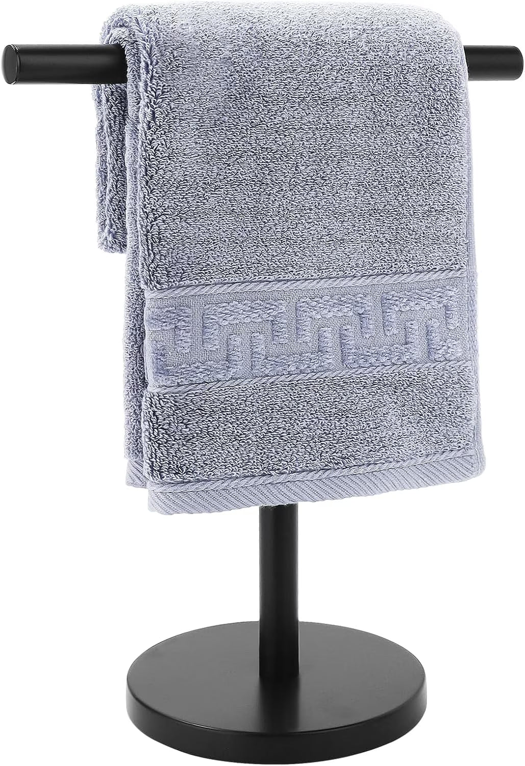 Matte Black Stainless Steel Hand Towel Holder Stand L62314