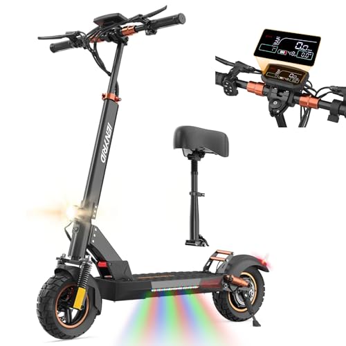 Electric Scooter with Seat 10" Off Road Pneumatic Tires I459434