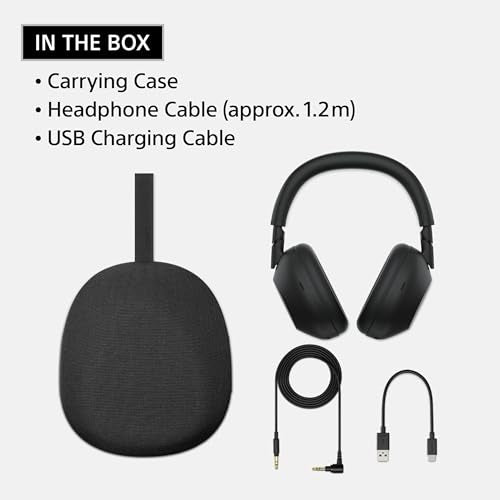 Black Wireless Noise Canceling Headphones with 30-Hour Battery C4485