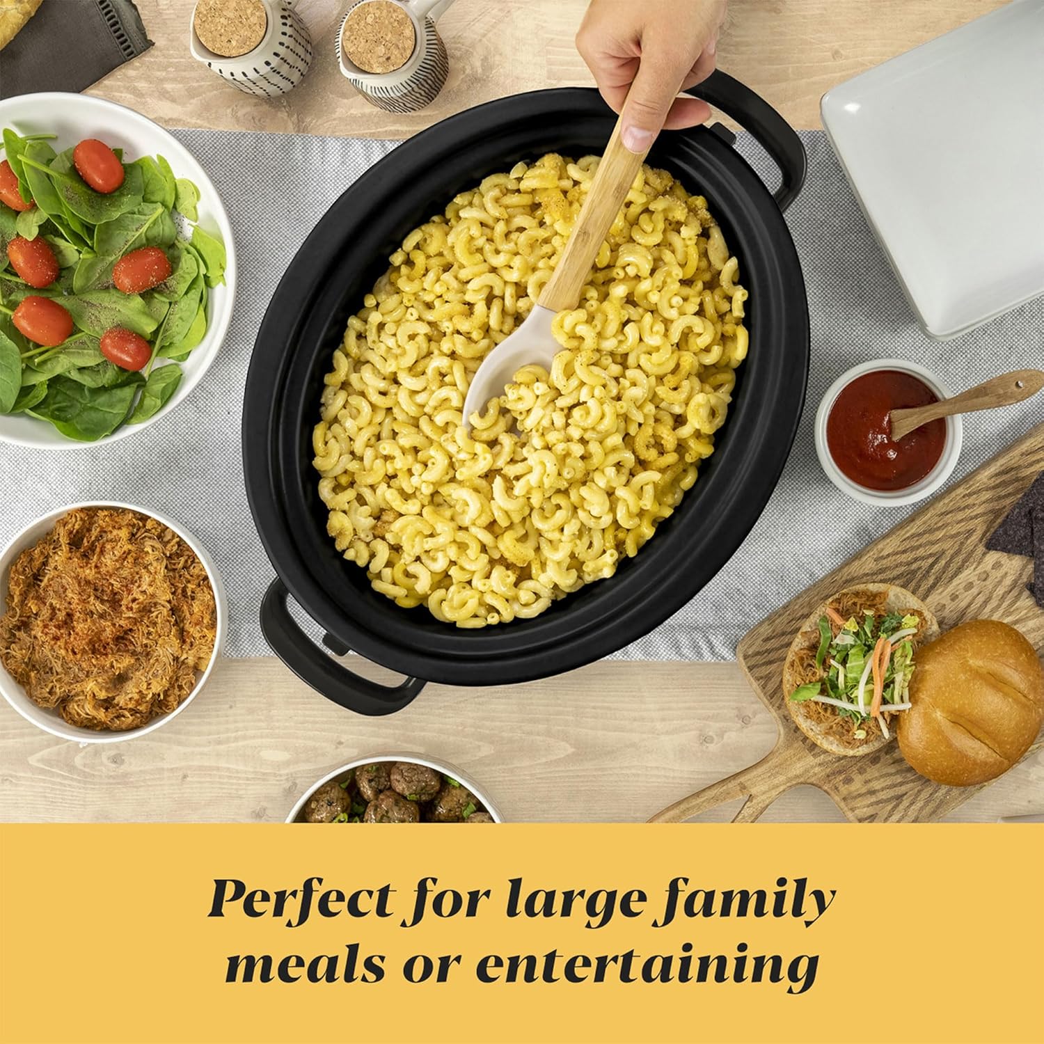 7 Quart Programmable Slow Cooker with Removable Stoneware M403102