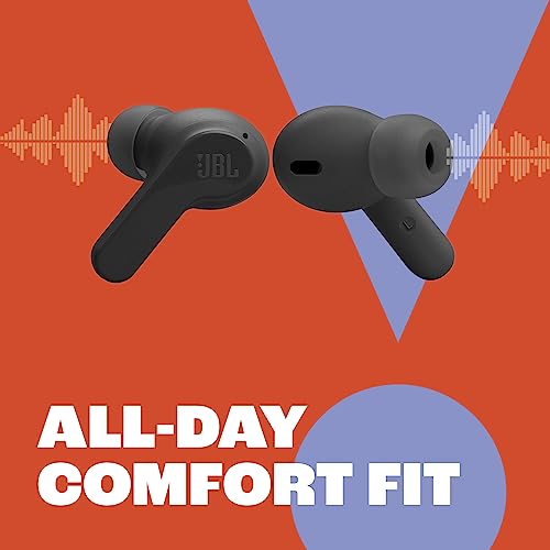 True Wireless Earbuds with Deep Bass Sound, Bluetooth 5.2, Water & Dust Resistant, Up to 32 Hours Battery Life (Black) I539