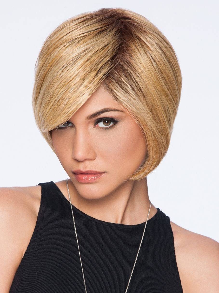 Glazed Auburn Plus Synthetic Layered Bob Wig C2694