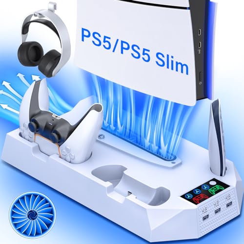 PS5 Cooling Station with Controller Charging Station R1370